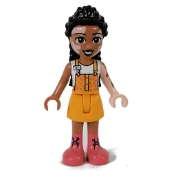 Jordin - Bright Light Orange Overalls