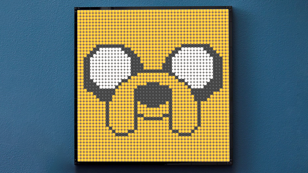 Lego Adventure Time Jake Mosaic