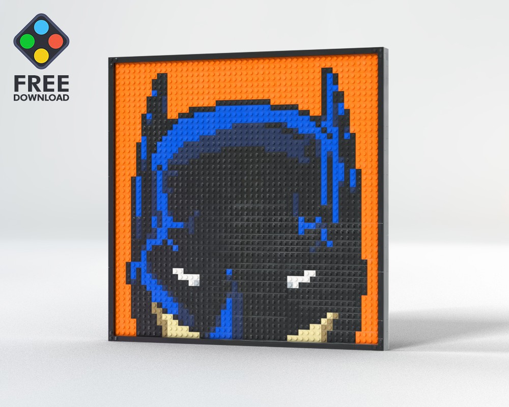Lego Batman Brick Art Mosaic