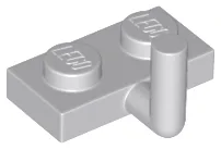 Plate, Modified 1 x 2 with Bar Arm Up (Horizontal Arm 5mm) / Light Bluish Gray