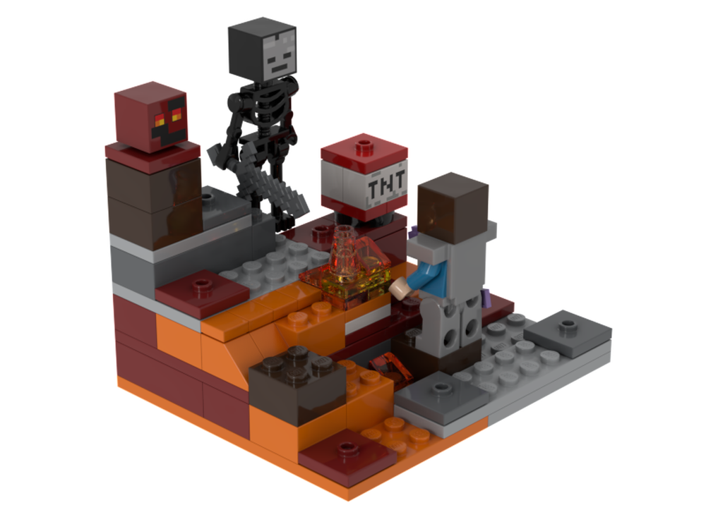 Lego The Nether Battle Rebuild