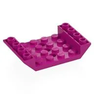 Brick Sloped Inverted 45° 6 x 4 Double with 4 x 4 Recessed and 3 Holes / Magenta