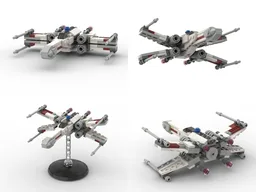 T-65B X-Wing Starfighter (Red, scheme #1)