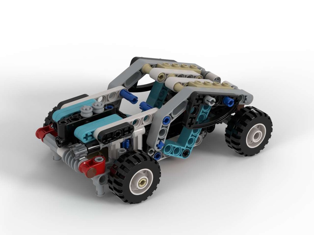 Lego 42133 alt - Muscle car (steering, pistons, rear-wheel drive)