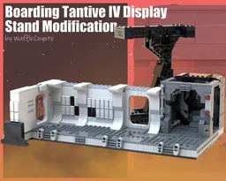 Boarding Tantive IV Display Stand Modification