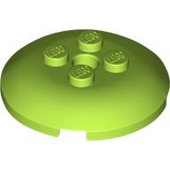 Lego Dish 4 x 4 with 4 Studs / Lime