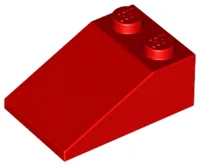 Brick Sloped 33° 3 x 2 / Red
