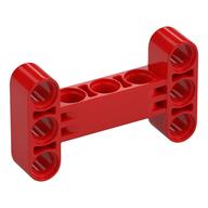 Lego Technic Beam 3 x 5 Thick [90° Offset Centre Beam Holes] / Red