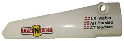 Technic, Panel Fairing # 6 Long Smooth, Side B with 'UK Wabra', 'NH Horsted', 'CT Madsen' and 'lowNfast' Pattern (Sticker) - Set 42039