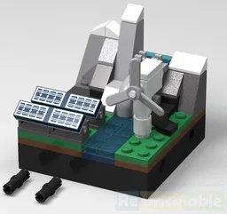 8x8 Diorama Renewable Energies