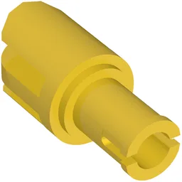 Arm Piece with Pin, 3 Fingers / Yellow