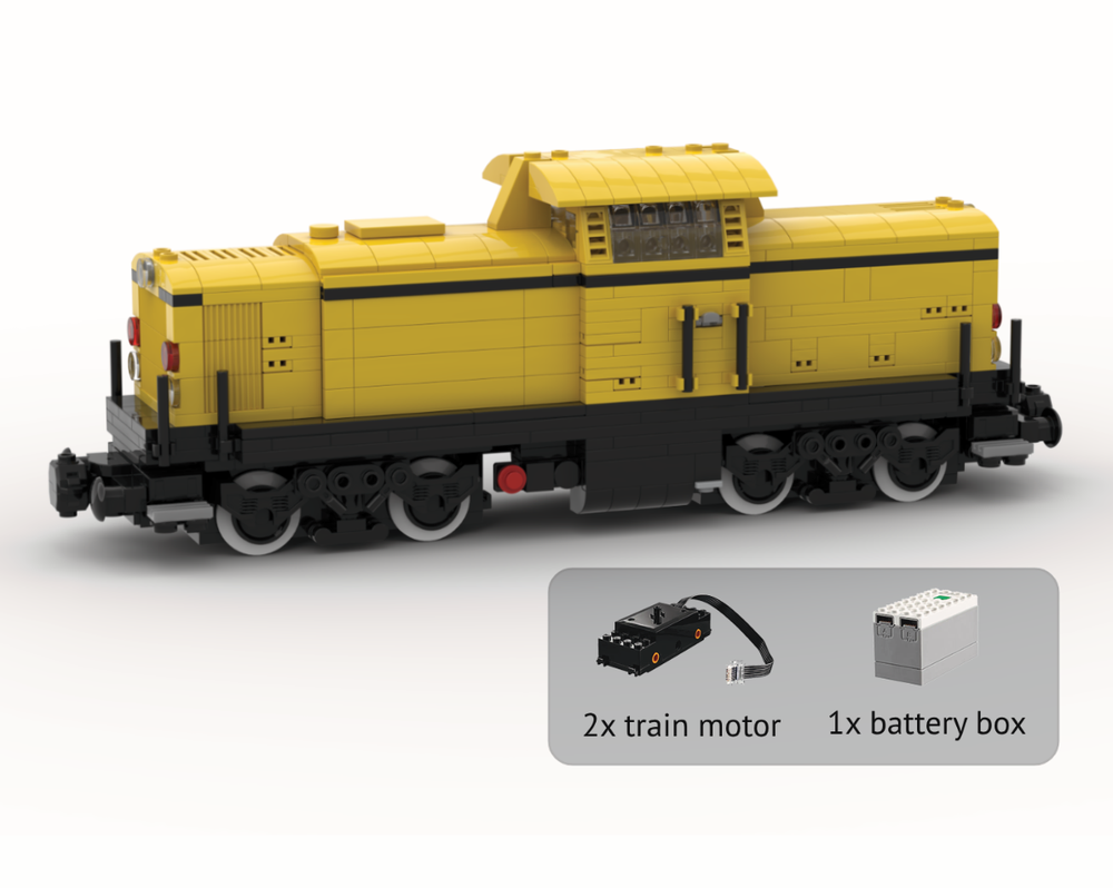 Lego DB-Baureihe V100 "Bahnbau-Gruppe" (8w)