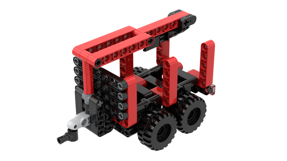 Lego Logging trailer for Mini Technic Unimog (MOC-212006)