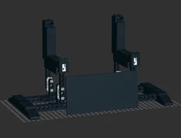 Helicarrier 76042 display stand for Billy Bookcase