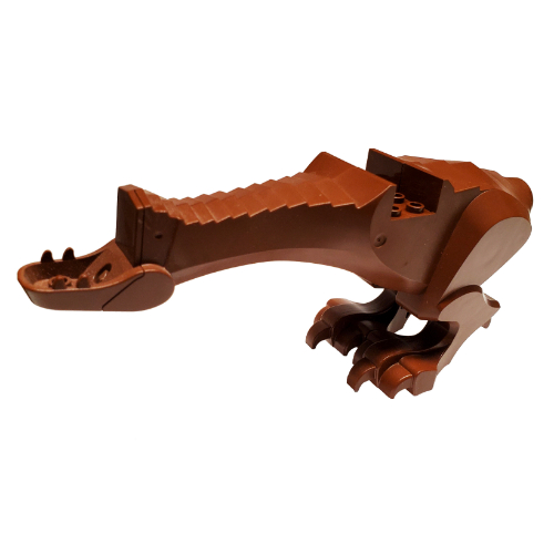 Lego Creature Body Part, Dragon Body (Hungarian Horntail) / Reddish Brown