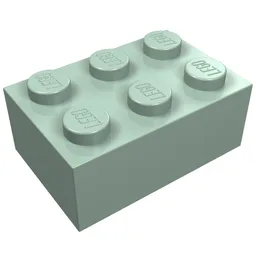 Brick 2 x 3 / Sand Green