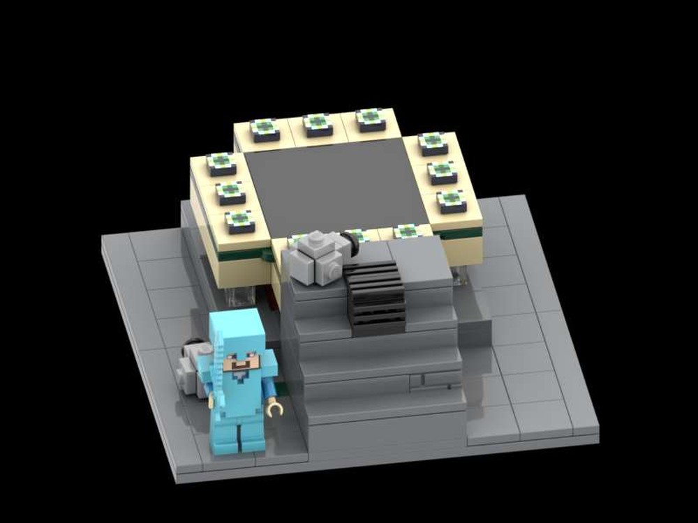 Lego Minecraft End Portal - Modification of 21124