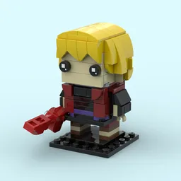 Shulk and Monado Brickheadz - Xenoblade Chronicles (Definitive Edition)
