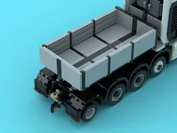 Extended container for 10x4 Mercedes actros 4163 truck