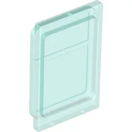 Glass for Train Door Lip On Top and Bottom / Trans-Light Blue