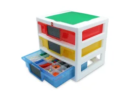 3-Drawer Storage (White - Red/Yellow/Blue)