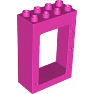 Duplo Door Frame 2 x 4 x 5 / Dark Pink