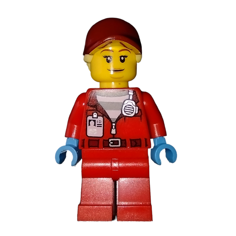 Lego Criminal, Big Betty, Red Prison Uniform