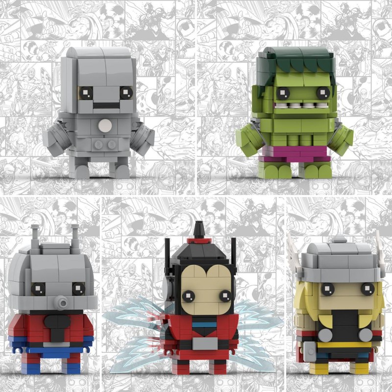 Lego Avengers (Classic) Brickheadz Collection