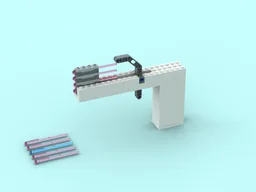 working blaster with four barrells.