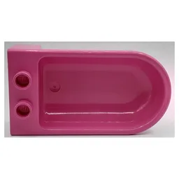 Duplo Bathtub / Medium Dark Pink