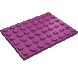Plate 6 x 8 / Magenta