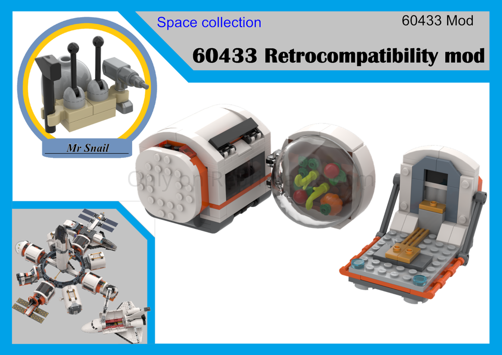 Lego 60433 retrocompatibility modification