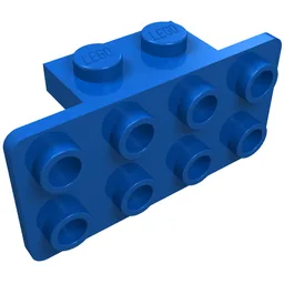 Bracket 1 x 2 - 2 x 4 / Blue