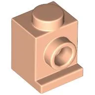 Brick Special 1 x 1 with Headlight / Light Nougat