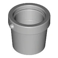 Bucket 1 x 1 x 1 / Light Bluish Gray