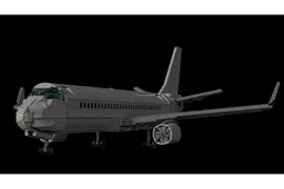 Embraer E-195 plane (White)