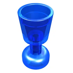 Equipment Goblet / Glass / Trans-Dark Blue