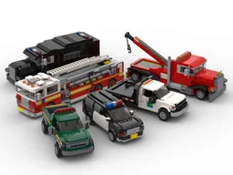 Service Vehicle Pack - Set of Six Vehicles