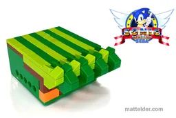 Sonic the Hedgehog:8x8 Platform: Green Hill Zone Modular