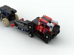 CAR WITH CAR TRANSPORTER