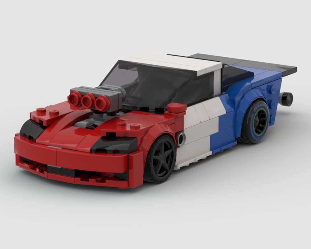 Lego 2006 Chevrolet Corvette C6 Z06 Drag Car