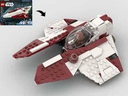 Eta-2 Actis-Class Interceptor - Alternate Build of 75333 Obi-Wan's Starfighter