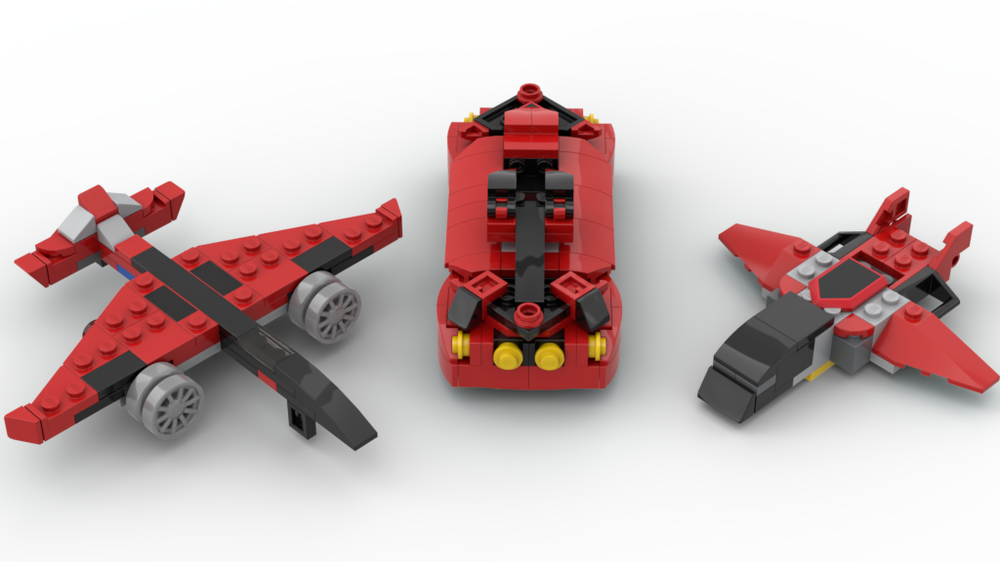 Lego 76895 Hover bike and 2x planes
