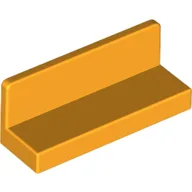 Panel 1 x 3 x 1 / Bright Light Orange