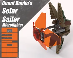 Count Dooku's Solar Sailer Microfighter