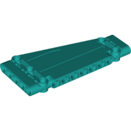 Lego Technic Panel 5 x 11 x 1 Tapered / Dark Turquoise