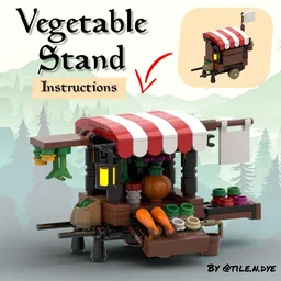 Medieval Vegetable Stand
