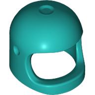 Lego Helmet Classic, New Mold 2019 / Dark Turquoise