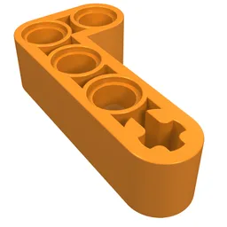 Technic Beam 2 x 4 L-Shape Thick / Orange