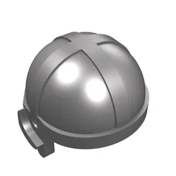 Hat / Helmet, Aviator Cap / Flat Silver